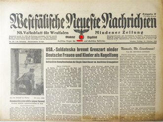 Mindener Zeitung vom 13.10.44