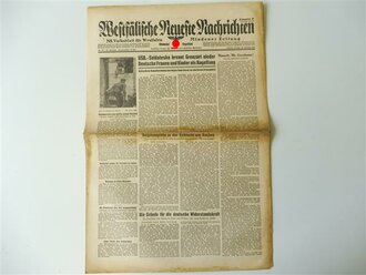 Mindener Zeitung vom 13.10.44