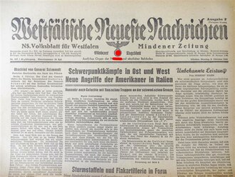 Mindener Zeitung vom 09.10.44