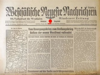 Mindener Zeitung vom 4.10.44,