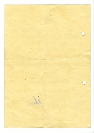 2  Verleihungsurkunden eines Angehörigen der 34. Inf. Div. , Original Unterschrift Generalmajor "Scherer" ( Cholm )