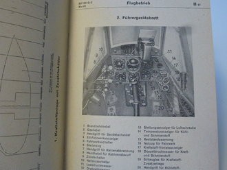 Messerschmitt BF 109 G-2 Bedienungsvorschrift vom Juli...