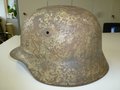 Wehrmacht, Stahlhelm M40 , unberührter Tarnhelm