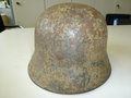 Wehrmacht, Stahlhelm M40 , unberührter Tarnhelm