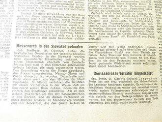 Mindener Zeitung vom 25.10.44