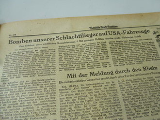 Mindener Zeitung vom 24.10.44," Volkssturm Ostpreußen", Interessantes Stück Zeitgeschichte