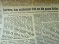 Mindener Zeitung vom 24.10.44," Volkssturm Ostpreußen", Interessantes Stück Zeitgeschichte