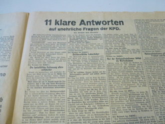 Der Alemanne - Kampfblatt der Nationalsozialisten Oberbadens, Interessantes Stück Zeitgeschichte