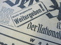 Der Alemanne - Kampfblatt der Nationalsozialisten Oberbadens, Interessantes Stück Zeitgeschichte