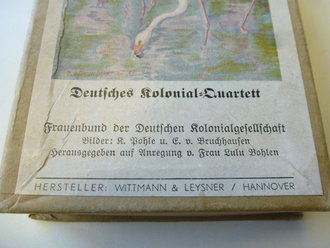 Deutsches Kolonial Quartett, Schachtel leicht beschädigt, komplett