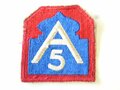 U.S. Army WWII, 5th Army patch ( Operation Avalance, Italy