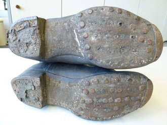 Paar Marschstiefel für Mannschaften, getragens Paar, Sohlenlänge 29cm