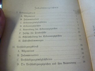 Merkblatt für den Erkennungsdienst zwischen Truppen am Boden und fliegenden Verbänden, 24 Seiten, komplett