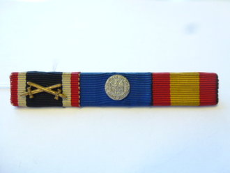 Bundeswehr, 3er Bandspange in der Ausführung 1957, Breite 74 mm