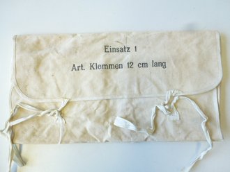 Einsatz 1 Art. Klemmen 12 cm lang mit Inhalt, gehört so in den Kasten Truppenbesteck der Wehrmacht