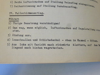 Kurzbetriebsanleitung He 111 P, Ausgabe 1938. 43 Seiten,...