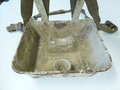 Tragegestell zum Entfernungsmesser 0,9 Meter (M) Raumbild (R), in alter Zeit weiß lackiert, darunter sandfarbener Originallack, sehr seltenes Stück