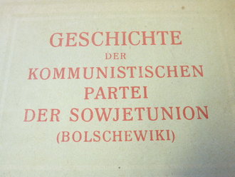 Geschichte der kommunistischen Partei der Sowjietunion...