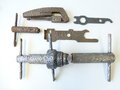 Werkzeugsatz für Pioniere der Wehrmacht, Bodenfunde