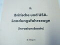 "Britische und USA.Landungsfahrzeuge" Din A4,  komplett. Selten
