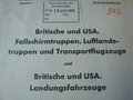 Britische und USA, Fallschirmtruppen, Luftlandetruppen und Transportflugzeuge, DIN A4, kompeltt, selten