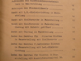 Vorläufige Bedienungsanleitung für Fallschirmjäger Leichtgeschütz