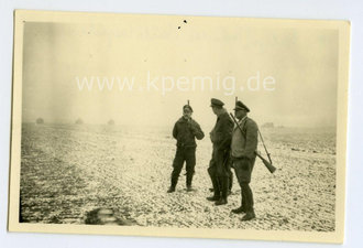Foto Adolf Galland beim Jagen, Maße 8,5x5,5cm