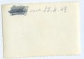 Stellungsbau durch Kriegsgefangene Russen, Maße 9x6cm, datiert 1943