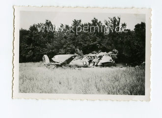 Foto abgestürztes französisches Flugzeug 1940,...