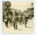 6 Fotos Bulgarien Einmarsch, Maße ca. 5x5cm, datiert 1941