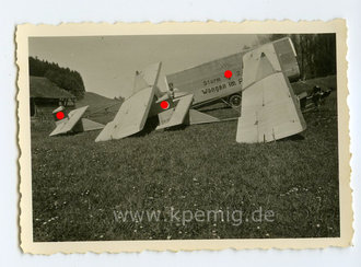 Foto NSFK Wangen im Allgäu, Segelflugzeuge, Maße 6x8,5cm