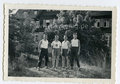 Foto Soldaten im Sportanzug, Sporthemdadler alter Art des Heeres, Maße 6x9cm