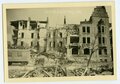 9 Fotos Bombenschäden in einer Stadt im Norden, Maße ca.12x9cm, datiert 1942/43