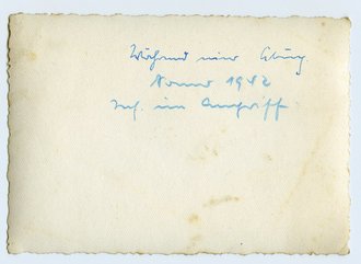 Infanterie im Angriff, Maße 10x7cm, datiert 1942