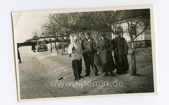 4 Fotos Winterbekleidung, Maße ca.6x9cm