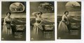 1. Weltkrieg, 3 patriotische Ansichtskarten "Seemannslos", datiert 1916