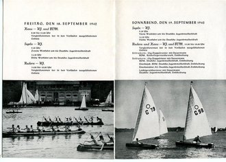 HJ Wasserkampfspiele, Begleitheft mit 15 Seiten, Berlin 1942