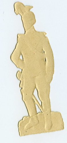 1. Weltkrieg Obladenbild, Ulan, Maße 8x3cm