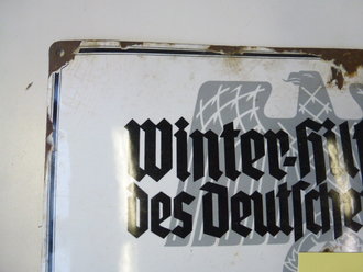 Winterhilfswerk des deutschen Volkes, Emaillschild "...