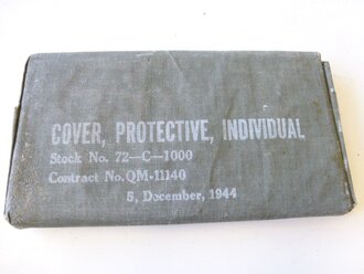 US Army WWII,cover, protective, individual, dated 1944