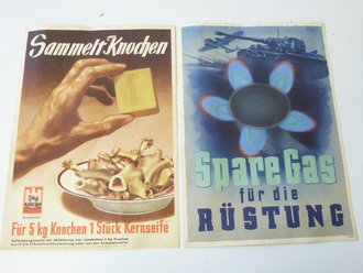 2 Stück Originalplakate, beide DIN A4, selten