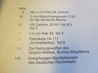 Waffen Revue Nr. 81, US Carbine .30M1 - 4cm Flak 28 "Bofors" , Flakrakete HS 117