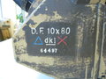 DF 10x80, überlackiert, darunter Originallack, sehr guter Zustand, sehr gute, klare Optik, alle Filter gängig