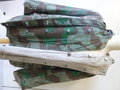 Winterwendejacke Splittertarn-weiß, getragenes Stück mit diversen Reparaturstellen