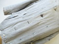 Winterwendejacke Splittertarn-weiß, getragenes Stück mit diversen Reparaturstellen