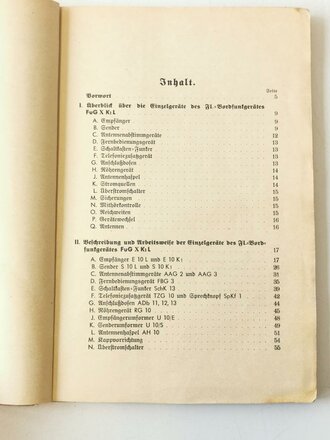 D10, FL Bordfunkgerät FuG X K1L datiert 1941, komplett