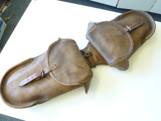 1.Weltkrieg, Packtasche Kavallerie datiert 1917 , guter Zustand, selten