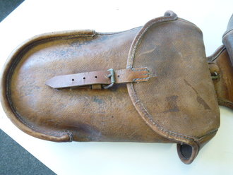 1.Weltkrieg, Packtasche Kavallerie datiert 1917 , guter Zustand, selten