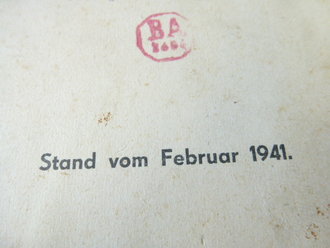 Vorläufige Beschreibung und Betriebsvorschrift für Notsendegerät NSG2, 22 Seiten, komplett, datiert 1941