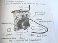 Vorläufige Beschreibung und Betriebsvorschrift für Notsendegerät NSG2, 22 Seiten, komplett, datiert 1941